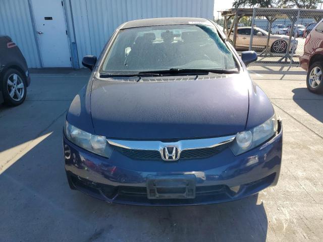 2HGFA16529H514815 - 2009 HONDA CIVIC LX BLUE photo 5