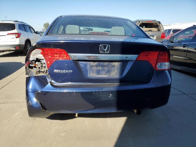 2HGFA16529H514815 - 2009 HONDA CIVIC LX BLUE photo 6