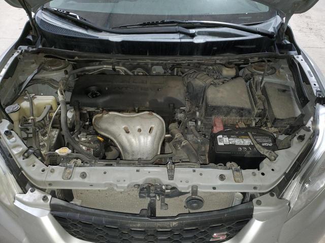 2T1KE4EE5AC040006 - 2010 TOYOTA COROLLA MA S SILVER photo 11