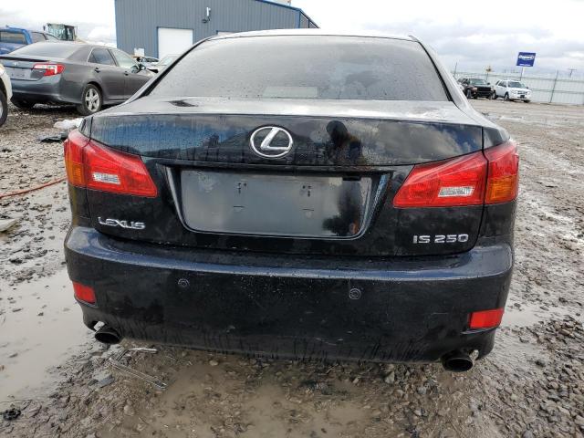 JTHBK262762003951 - 2006 LEXUS IS 250 BLACK photo 6