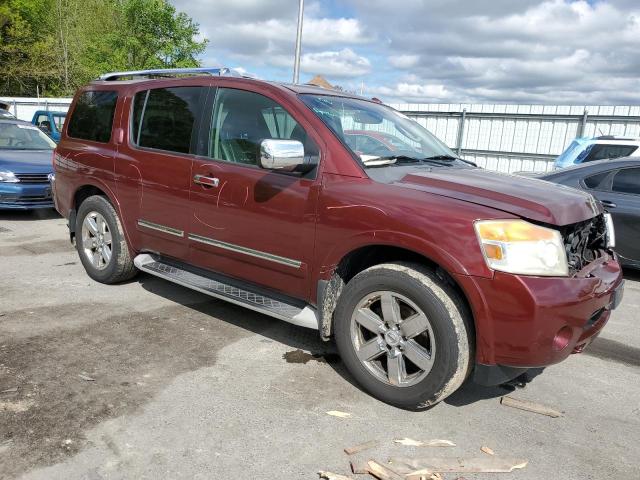 5N1AA0NE2AN613212 - 2010 NISSAN ARMADA PLATINUM RED photo 4