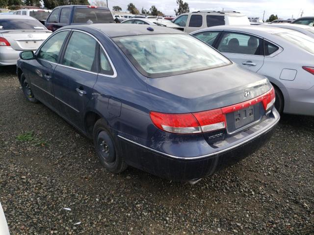 KMHFC46F97A194127 - 2007 HYUNDAI AZERA SE BLUE photo 2