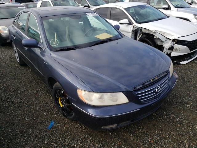 KMHFC46F97A194127 - 2007 HYUNDAI AZERA SE BLUE photo 4