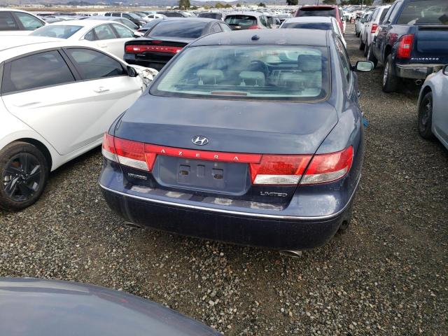 KMHFC46F97A194127 - 2007 HYUNDAI AZERA SE BLUE photo 6