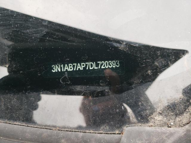 3N1AB7AP7DL720393 - 2013 NISSAN SENTRA S BLACK photo 12