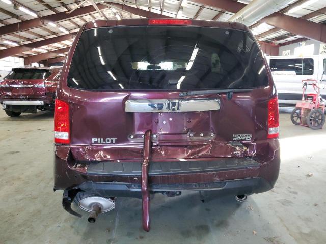 5FNYF4H96EB054441 - 2014 HONDA PILOT TOURING MAROON photo 6