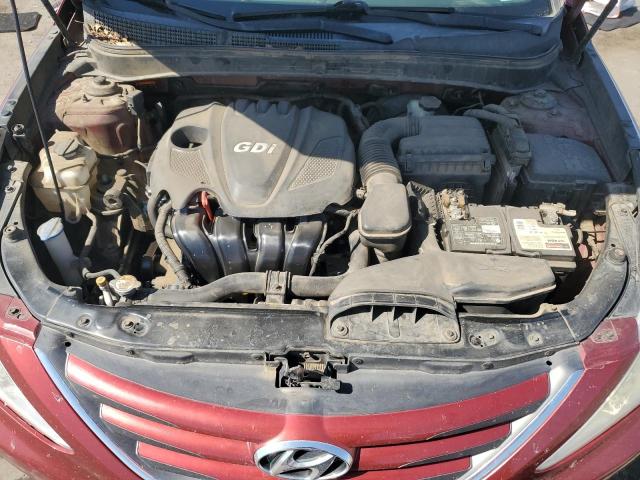 5NPEB4AC9EH851966 - 2014 HYUNDAI SONATA GLS RED photo 11