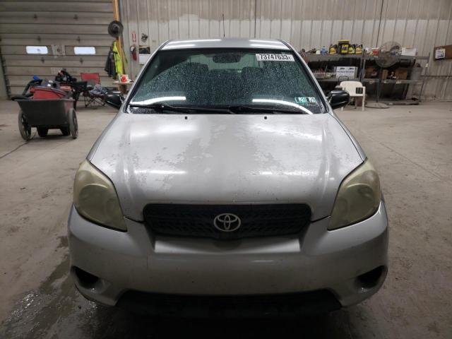 2T1KR32E25C388192 - 2005 TOYOTA COROLLA MA XR SILVER photo 5