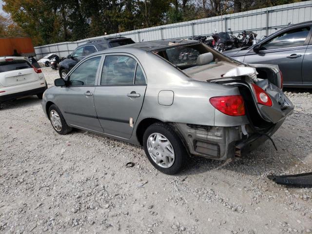 JTDBR32E032008486 - 2003 TOYOTA COROLLA CE SILVER photo 2