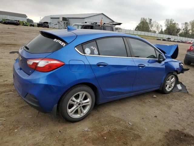 3G1BE6SM7HS554758 - 2017 CHEVROLET CRUZE LT BLUE photo 3