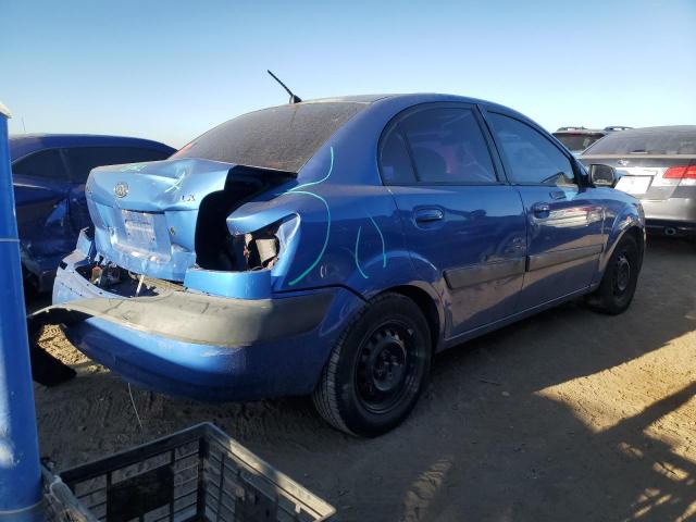 KNADE123166068665 - 2006 KIA RIO BLUE photo 3