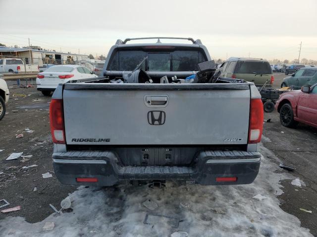 5FPYK3F76HB008014 - 2017 HONDA RIDGELINE RTL SILVER photo 6