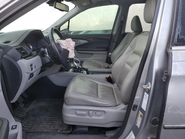 5FPYK3F76HB008014 - 2017 HONDA RIDGELINE RTL SILVER photo 7