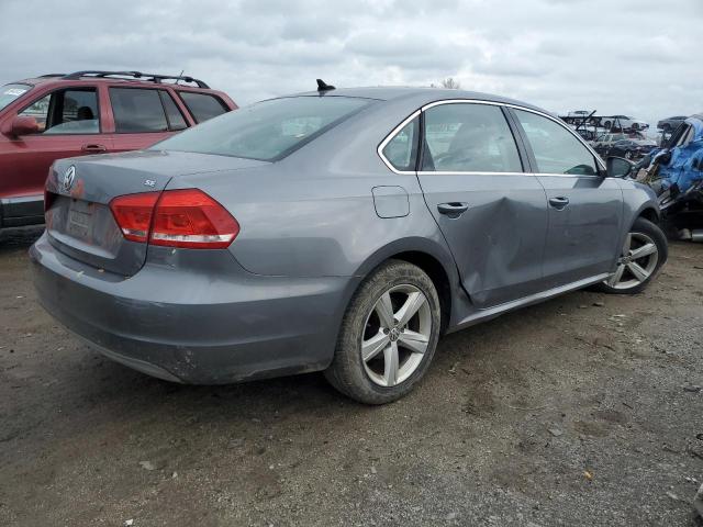 1VWBH7A31CC055933 - 2012 VOLKSWAGEN PASSAT SE GRAY photo 3