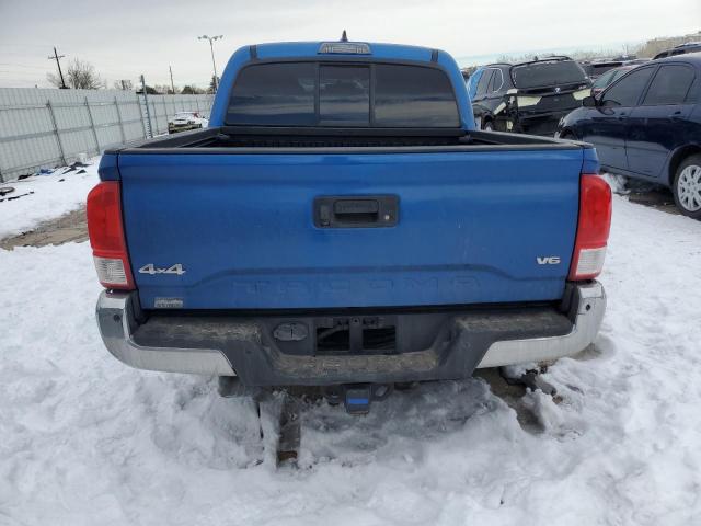 3TMCZ5AN8GM006064 - 2016 TOYOTA TACOMA DOUBLE CAB BLUE photo 6