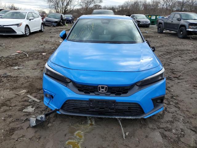 19XFL1H83NE022154 - 2022 HONDA CIVIC SPORT TOURING BLUE photo 5