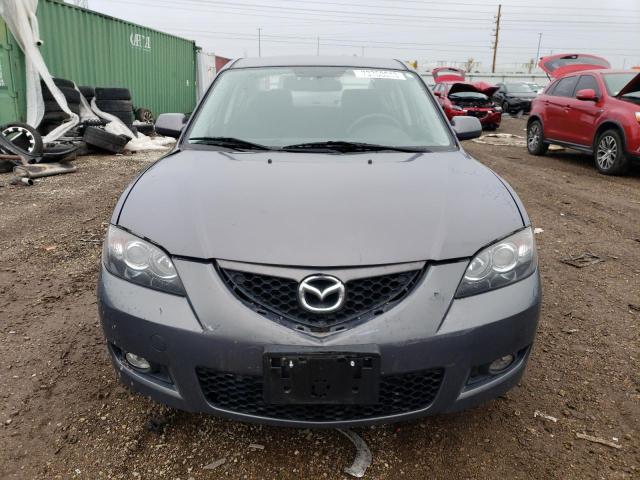 JM1BK32F791242331 - 2009 MAZDA 3 I GRAY photo 5