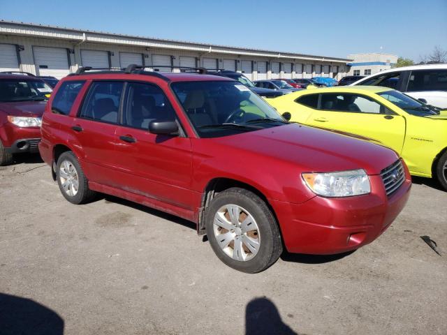 JF1SG63608H725107 - 2008 SUBARU FORESTER 2.5X BURGUNDY photo 4