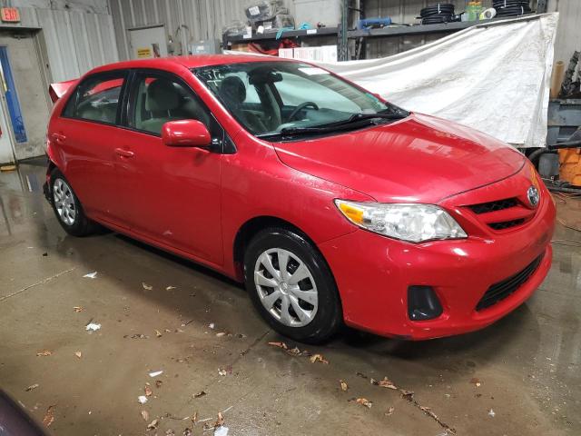 2T1BU4EE9BC674889 - 2011 TOYOTA COROLLA BASE RED photo 4