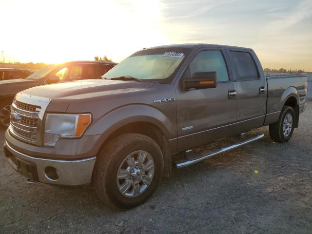 1FTFW1ET5DFB62551 - 2013 FORD F150 SUPERCREW GRAY photo 1