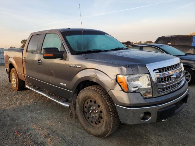 1FTFW1ET5DFB62551 - 2013 FORD F150 SUPERCREW GRAY photo 4