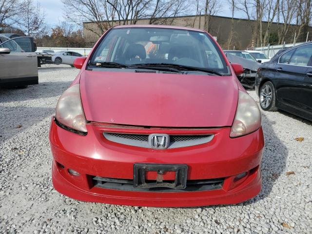 JHMGD38627S014363 - 2007 HONDA FIT S 红色 照片 5