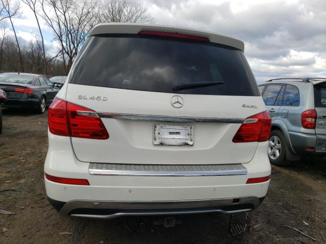 4JGDF6EE2FA448889 - 2015 MERCEDES-BENZ GL 450 4MATIC WHITE photo 6