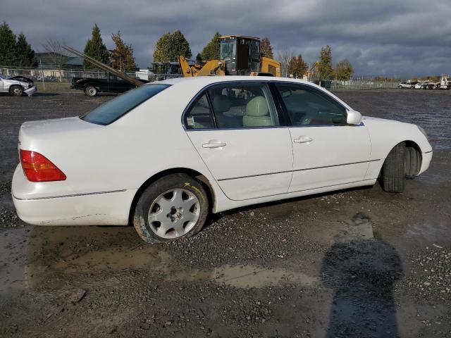 JTHBN30F210017883 - 2001 LEXUS LS 430 WHITE photo 3