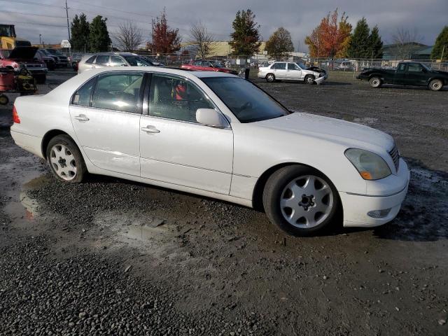 JTHBN30F210017883 - 2001 LEXUS LS 430 WHITE photo 4