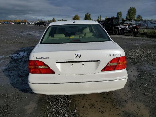 JTHBN30F210017883 - 2001 LEXUS LS 430 WHITE photo 6