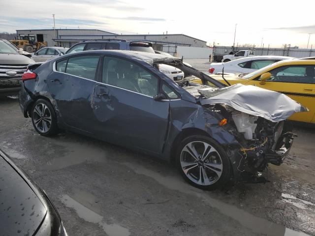 KNAFZ4A87F5267253 - 2015 KIA FORTE EX BLUE photo 4