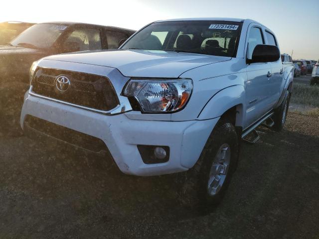 5TFJU4GN5EX052840 - 2014 TOYOTA TACOMA DOUBLE CAB PRERUNNER WHITE photo 1