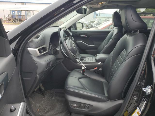 5TDGZRBH6NS591676 - 2022 TOYOTA HIGHLANDER XLE BLACK photo 7