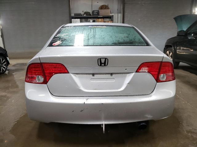 1HGFA16586L034485 - 2006 HONDA CIVIC LX SILVER photo 6