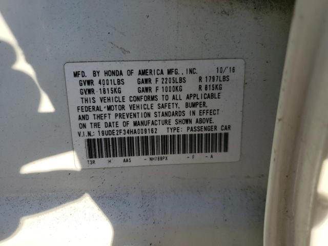 19UDE2F34HA009162 - 2017 ACURA ILX BASE WATCH PLUS WHITE photo 12