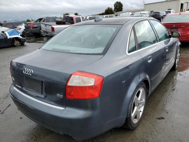 WAUJT68E34A166864 - 2004 AUDI A4 3.0 GRAY photo 3