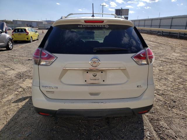 5N1AT2MT4FC777506 - 2015 NISSAN ROGUE SL S WHITE photo 6