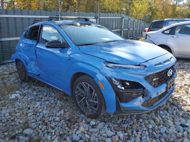 KM8K3CA31NU926395 - 2022 HYUNDAI KONA N LINE BLUE photo 4