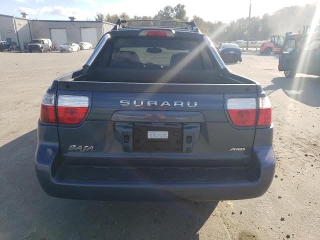 4S4BT62C567101153 - 2006 SUBARU BAJA SPORT BLUE photo 6