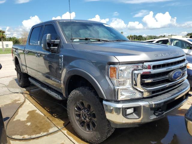 1FT8W2BT2NEC49687 - 2022 FORD F250 SUPER DUTY GRAY photo 4