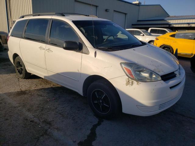 5TDZA23C55S318223 - 2005 TOYOTA SIENNA CE WHITE photo 4