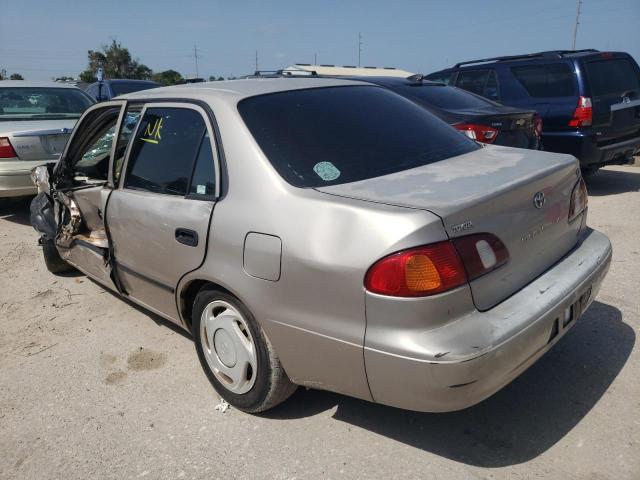 2T1BR12E8YC377397 - 2000 TOYOTA COROLLA VE BEIGE photo 3