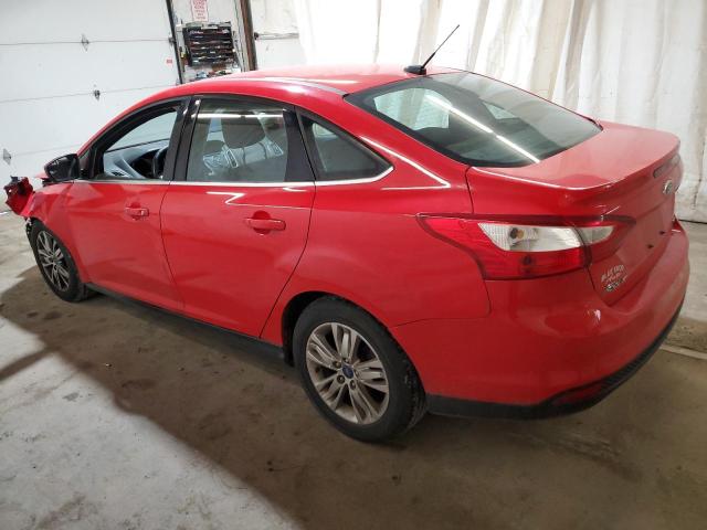 1FAHP3H22CL184775 - 2012 FORD FOCUS SEL RED photo 2