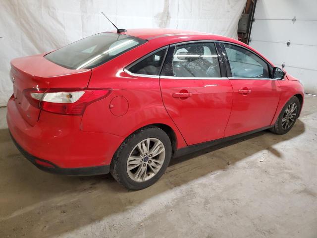 1FAHP3H22CL184775 - 2012 FORD FOCUS SEL RED photo 3