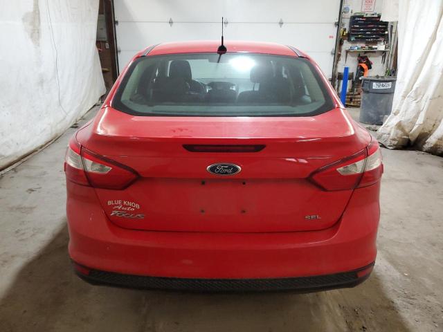 1FAHP3H22CL184775 - 2012 FORD FOCUS SEL RED photo 6