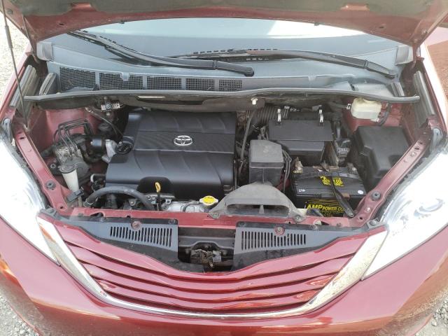 5TDKK3DC0GS698092 - 2016 TOYOTA SIENNA LE BURGUNDY photo 12