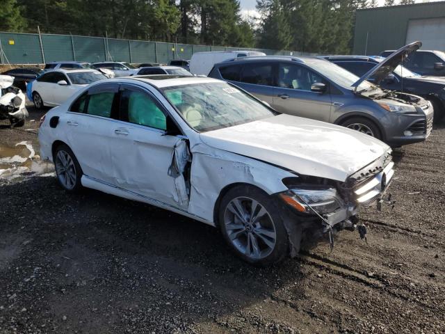 55SWF8DB2KU307837 - 2019 MERCEDES-BENZ C 300 WHITE photo 4