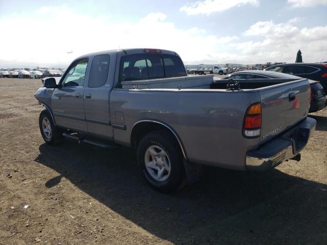 5TBRT341X2S314699 - 2002 TOYOTA TUNDRA ACCESS CAB GRAY photo 2