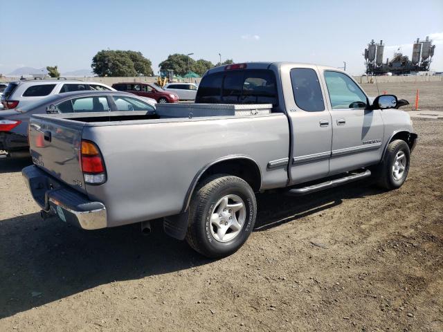 5TBRT341X2S314699 - 2002 TOYOTA TUNDRA ACCESS CAB GRAY photo 3