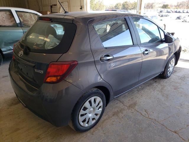 VNKKTUD33HA079124 - 2017 TOYOTA YARIS L GRAY photo 3